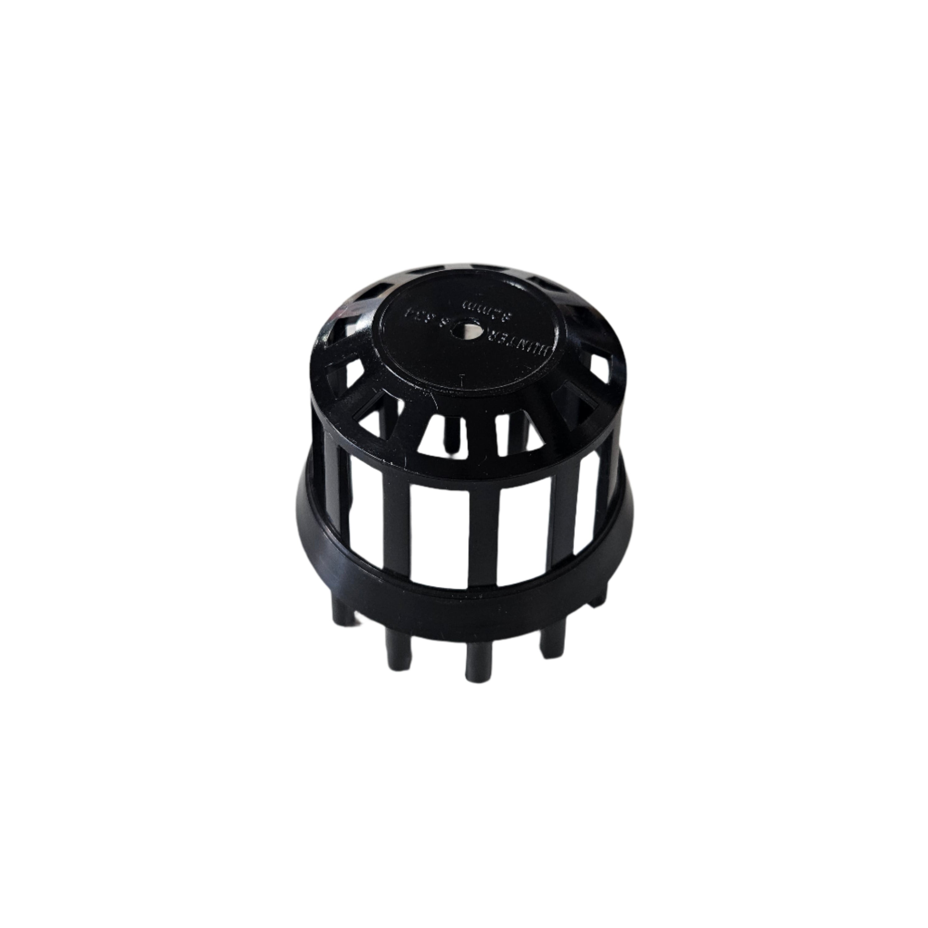 Black Pipe Or Filter Cage For ABS Waste Pipe To Stop Fish, Debris & Filter Media