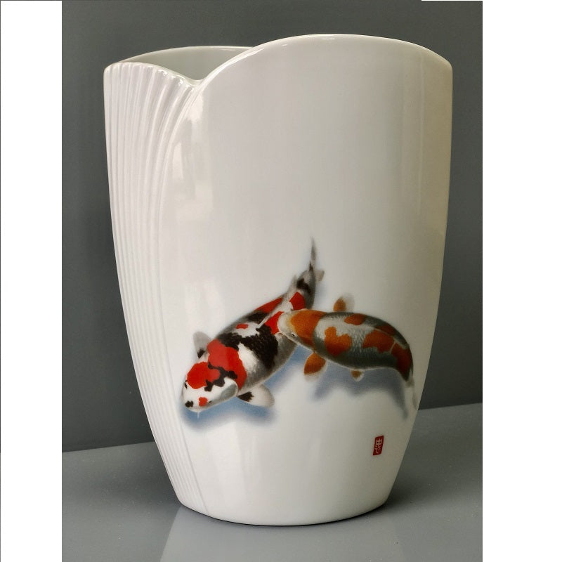 Decorative Koi Vase